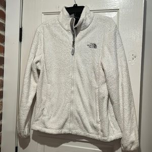 White north face jacket